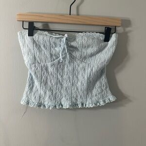Edikted Light Blue Tube Top